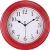 Topkey Orologio Da Parete Silenzioso Da Cucina 9 Pollici Retro Non Ticchettante Orologio Da Parete Decorativo Per La Camera Da Letto e L'Ufficio - Rosso Ciliegia