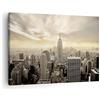 ARTTOR Moderno Quadro su Tela 70x50 cm Stampe da Parete Architettura Città - 2630 | New York Grattacieli Quadro Decorativo Piccolo 1 pezzo Soggiorno Camera da Letto Arte da Parete Decorazione da Parete ARTTOR