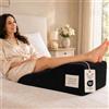 TECNOCUCI Cuscino Gambe Circolazione, 68x40x18cm, OEKO-TEX, Sfoderabile e Lavabile | Cuscino per Gambe Sollevate Anatomico, Cuscino Alza Gambe a Cuneo per Ginocchia e Schiena, Qualità e Comfort, Made in Italy