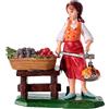 Holyart Statua Donna fruttivendola assortita 10 cm per presepe