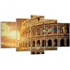 ARTTOR Quadri Moderni su Tela 150x50 cm Stampe da Parete Architettura Città - 2966