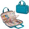 Yarwo Borse da Trasporto per Lavoro a Maglia e Uncinetto, Squisito Organizzatore per Accessori Lavoro a Maglia e Uncinetto, Teal(SOLO BORSA)