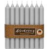 Nordring 8 candele da 2,2 x 18 cm, grigio chiaro