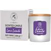 AROMATIKA Candela Profumata Limone e Lavanda 200 g - сon Olio Essenziale - Cera di Soia -Candle in Confezione Regalo - Odore Fresco - Aromaterapia - Idea per il Compleanno - Natale