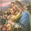 YSCOLOR Diamond Painting 5D DIY Mosaico Religione Pittura 3D Kit Punto Croce Diamante Ricamo Decorazione della Casa Vergine 30X30Cm