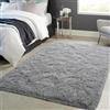 HOKXUAN Tappeto Salotto Pelo Corto 160 x 130 cm Antiscivolo Morbido e Soffice Tappeti Salotto Tappeti Moderni Soggiorno Confortevole Tappetino per Soggiorno e Camera da Letto, Grigio Chiaro