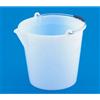 Plastime Secchio Professionale con beccuccio, White, 9 Litre