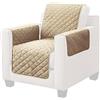 emmevi Copripoltrona Universale Lacci Fissaggio Proteggi Poltrona Mod.COPRIDIVANO_UNICO 1 POSTO BEIGE
