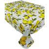 Casatessile Tovaglia Quadrata e Rettangolare Cotone Limone Tovaglia Cotone con Limoni - 6 posti 140x180 cm.