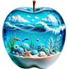 ZGDYi 5D Diamond Painting Kit Completo Oceano,Pittura Diamante Adulti e Bambini DIY, Paesaggi Marini Conchiglie e Stella Marina, Quadro Strass Rotondi per Decorazione Casa Parete, Arte Creativa 30x30cm