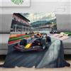 XiaopangXY Premium Copriletto Con Bulls Racing - Flanella Fleece - 40x50inch(100x130cm) - Formulaone Coperta Le Quattro Stagioni - Coperta Di Cotone Come Coperta Da Letto, Coperta Da Divano