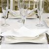 BGEUROPE Tovaglioli - Antimacchia - Bianco - Ref. Lines - 45cm x 45cm (pack 6)