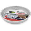 GIO'STYLE Set di 3 tortiere in alluminio | Ø 29 cm | Made in Italy