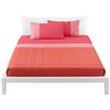 Bassetti Completo Letto Matrimoniale, 100% Cotone, lenzuolo sopra 240x280cm, lenzuolo sotto con angoli 175x200 cm, 2 federe 50x80cm