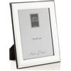 ARTÉ 15x20 Cornice per foto, Made in Italy, elegante placcata in argento, Silver Plated antiossidante, Bellissima cornice in Silver Plated con retro in legno mogano 108Z/15x20
