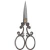 Walfront Forbici Ricamo, Vintage Forbici Tessuto, Forbici da Sarto da Acciaio Inox, Forbici d'Epoca per Cucire, Professionali Cucito e Sartoria Fai da Te(Gray)