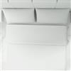 Corredocasa Completo Letto Lenzuola in 100% Puro Cotone di qualità Disponibili Tutte Le Misure e Colori Ideale per la Vostra Casa (Bianco, Matrimoniale)