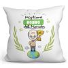 Mugffins Cuscino Nonno -Famiglia Mondo -Idee Regali Divertenti per Decorazione - -: Rivestimento e Imbottitura (40x40 cm). Tatto Cotone