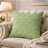 B O S A L O N I Federa Cuscino 45x45 cm BOSALONI HOME Atelier Collection, Copricuscino Decorativo Jacquard a Quadretti con Zip Nascosta, Fodera Elegante per Divano, Letto e Salotto Moderno (Verde Salvia)