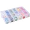 Tiardey 100 Colori Filo da Ricamo Filo a Punto Croce Braccialetti dell'amicizia Filo interdentale con Scatola portaoggetti Organizer - Strumenti di Cucito Inclusi