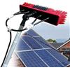 Pxkmouy 3 m-15m Asta di pulizia pannello solare fotovoltaico, strumento telescopico per lavaggio a spruzzo di acqua prolungata, kit spazzola ad alta finestra, per tetti, serre, camion facile da installare