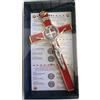 GTBITALY 10.004.21 RED CROCE ORO ROSSO SAN BENEDETTO 20 CM SMALTATA CON SCATOLA BOX GIFT SAINT BENEDICT ESORCISMO PRETE ESORCISTA SACERDOTE SUORA CHIESA