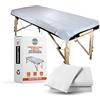 Best Quality PIMPAM FACTORY 100% Guarant PimPam Factory - Lenzuola Usa E Getta No Regolabile - 100x200cm - (Paquet da 25) - Realizzato In Materiale SMS - Copri Lettino Da Massaggio Ipoallergenico Respinge i liquidi - Coprilettino Estetico