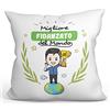 Mugffins Cuscino Fidanzato -Famiglia Mondo -Idee Regali Divertenti per Decorazione - -: Rivestimento e Imbottitura (40x40 cm). Tatto Cotone