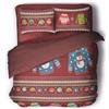 PERLARARA Basic Line - Parure Copripiumino Matrimoniale Cotone 255x200 cm - Sacco Letto Matrimoniale Copripiumino - Nives C275