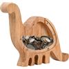 Volumoon Salvadanaio Dinosauro Creativo in Legno, Personalizzato per Bambini, Decorazione Regalo di Compleanno