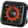MeesMeek Timer visivo digitale - Max 11H 59M Conto alla rovescia ricaricabile con display VA, cifre chiare, volume e luminosità regolabili, timer digitale magnetico per cucina, aula, ufficio (Nero)