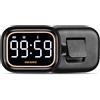 INKBIRD Timer da Cucina, IDT-02 Timer Digitale Magnetico con LED per Studiare e Cucinare, Cronometro Cucina Ricaricabile, Regolabile Conto alla Rovescia Progressivo/Conto alla Rovescia Regressivo/ECO