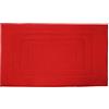 BIANCHERIAWEB Tappeto Casa Bagno Morbido 50x65cm Tinta Unita 100% Cotone Modello Sophie Tappeto Rosso