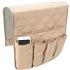 Labbe Organizzatore per bracciolo per divano, divano, bracciolo e divano, organizer su due lati, adatto per telefono, libri, riviste(Beige)