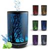 JEPEErbz Diffusore di aromi per oli essenziali, capacità 300 ml, diffusore di profumo con umidificatore e luce notturna a 7 colori, spegnimento automatico con funzione timer.