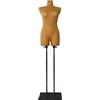 Generic LUSORIA - Manichino da sartoria femminile con cosce, colore: Beige (S/M)