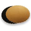 VIRSUS Dischi Sottotorta in Cartone di Colore Oro RC26, Diametro 26 cm, Piatto Vassoio Monouso Rotondo per Pasticceria, per Decorare, Servire e Trasportare Torte e Dolci, 1CFx5PZ (5)