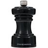 Cole & Mason H233066 Hoxton Nero Lucido Macina Sale, Precision+/Macinatura Regolabile, Legno di Faggio, 104mm, Include 1 x Macinino, Garanzia a Vita sul Meccanismo
