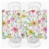HOME ZEN HOUSEHOLD LINEN Tovaglia ART Jessica in Tessuto Panama soffice e morbido al tatto allo stesso tempo super resistente e aderente al tavolo, 50% Cotone 50% Poliestere, Stampe Digitali moderne (buchet, 130x170)