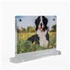 IKONA INNOVATION PLASTICS DESIGN IKONA Portafoto Da Tavolo in Plexiglass | Cornice Acrilica Porta Foto Magnetica con Base| Idea Regalo| Disegnato e Prodotto in Italia (20 x 20 cm)