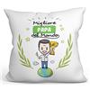 Mugffins Cuscino Papa -Famiglia Mondo -Idee Regali Divertenti per Decorazione - -: Rivestimento e Imbottitura (40x40 cm). Tatto Cotone