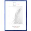 Duisburger-Rahmen24 Cornice portafoto in legno sottile, 30 x 42 cm, in blu scuro royal lucido, con vetro sintetico infrangibile e antiriflesso | cornice per poster, puzzle | collage fotografico DR118