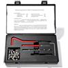 Oumefar Kit di riparazione filettatura M6x0.75 Helicoil Kit di riparazione inserti filettati strumento di riparazione sei pezzi vestito per la riparazione del filo femmina