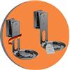 PureMounts supporto per diffusori per Sonos Era 100 set di 2, supporto a parete per diffusori con gestione dei cavi, orientabile +/-45°, inclinabile 0/-18°, capacità di carico 3 kg, nero