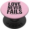 Bible Scripture 1 Corinthians 13:8 Appar L'amore non manca mai la Bibbia Versetto 1 Corinzi 13:8 PopSockets PopGrip Adesivo