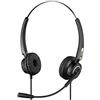 Sandberg USB Office Headset Pro Stereo USB Office Headset Pro 126-13 (USB Office Headset Pro Stereo, Headset, Band, Office/Call Center, nero, Stereofonico, pulsante