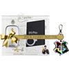 WONDEE Confezione regalo Harry Potter, portachiavi USB 32 GB originale Hogwarts + tappetino e mouse di Harry Potter, regali originali per fan di Harry Potter, merchandising ufficiale Disney