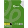 Liderpapel Ricarica A4 100 fogli 100 G/M2 lavagna 5 mm con margine 4 trapani
