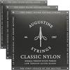 Augustine 650407 Corde per Chitarra Classica, Etichetta Nera, Set Standard-Cantini, Tensione Normale/Leggera (Confezione da 3)