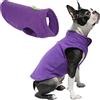 GOOBY Every Day - Gilet in Pile per Cani di Piccola Taglia, Taglia S, Colore: Lavanda